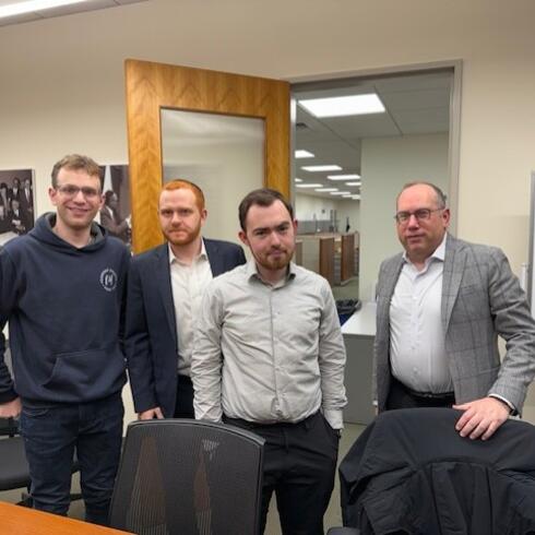 Chief Judge Matthew Solomson of the U.S. Court of Federal Claims with YU Students